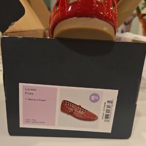 wild fable Red Woven Flats with Memory Foam